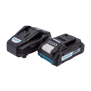 XTLINE aku baterie Li-Ion 18 V, 4.0 Ah SAMSUNG + nabíječka 3.5 A, XT102888